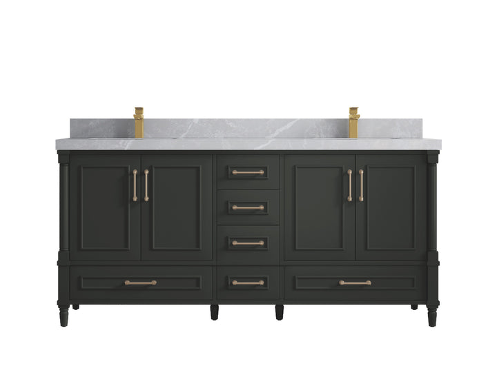 Aberdeen 72 in. W x 22 in. D Double Sink Bathroom Vanity - photo 33