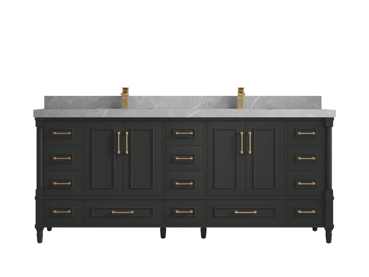 Aberdeen 80 in. W x 22 in. D Double Sink Bathroom Vanity - photo 35