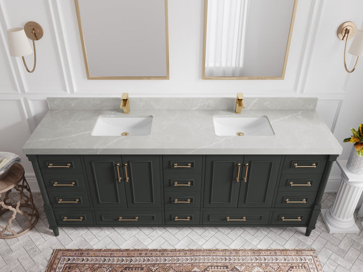 Aberdeen 84 in. W x 22 in. D Double Sink Bathroom Vanity - photo 30