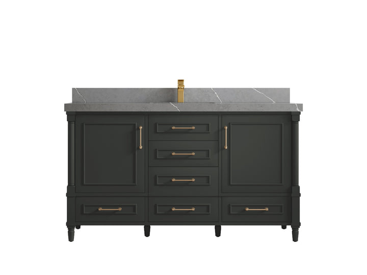 Aberdeen 60 in. W x 22 in. D Single Sink Bathroom Vanity - photo 35