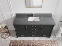 Aberdeen 60 in. W x 22 in. D Single Sink Bathroom Vanity - photo 34