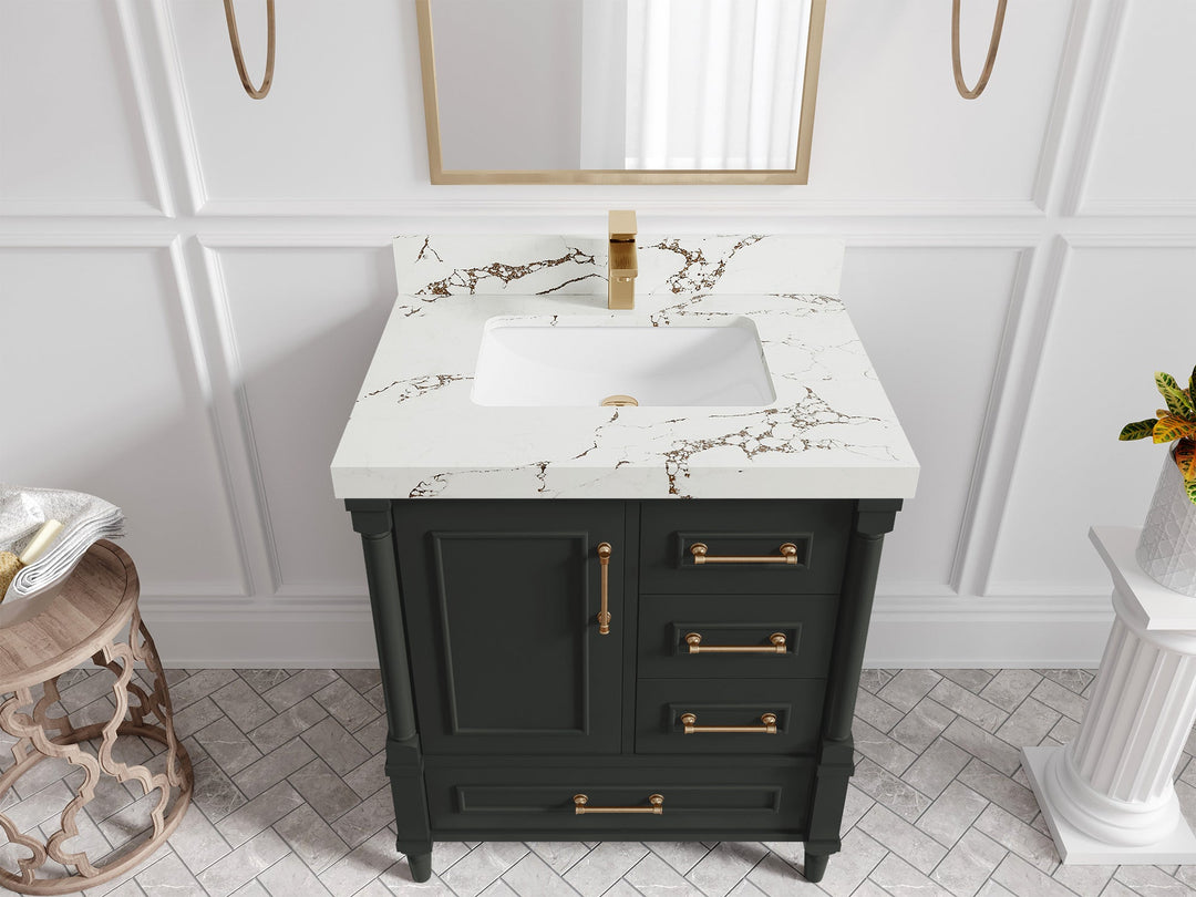 Aberdeen 30 in. W x 22 in. D Single Sink Bathroom Vanity