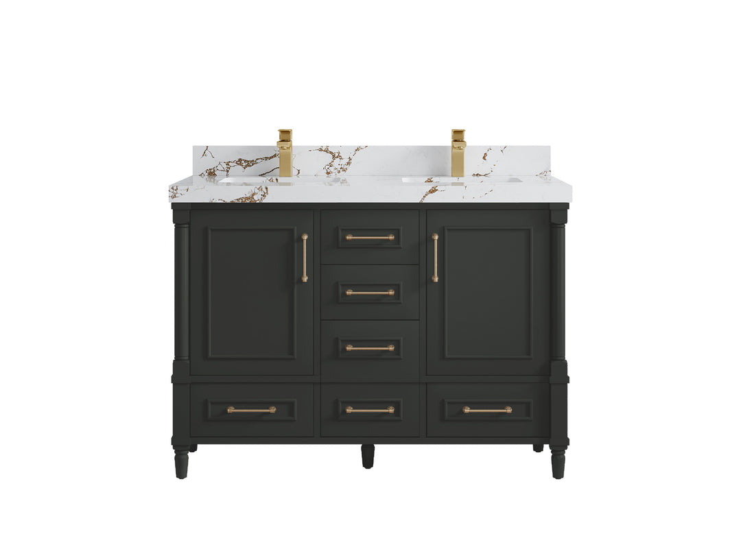 Aberdeen 48 in. W x 22 in. D Double Sink Bathroom Vanity