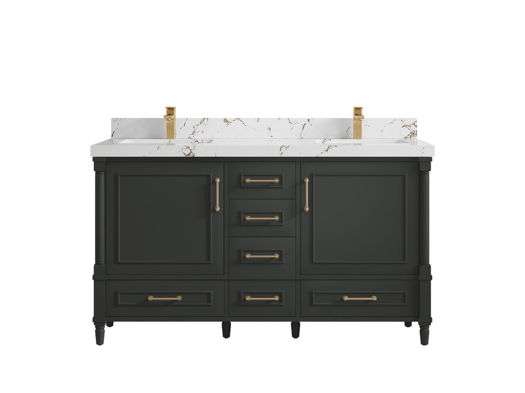 Aberdeen 60 in. W x 22 in. D Double Sink Bathroom Vanity