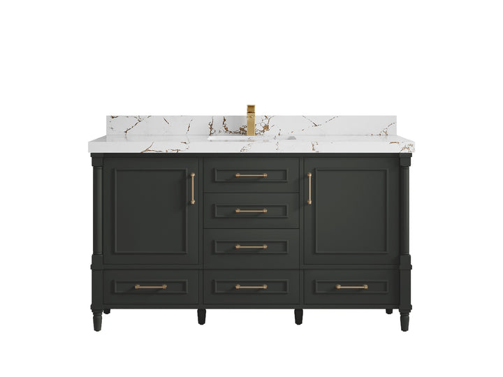 Aberdeen 60 in. W x 22 in. D Single Sink Bathroom Vanity - photo 37