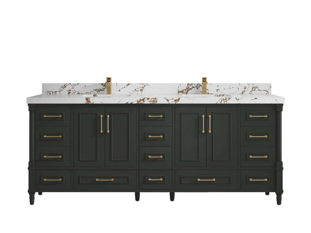 Aberdeen 84 in. W x 22 in. D Double Sink Bathroom Vanity