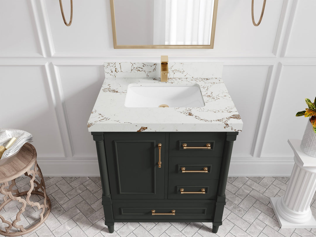 Aberdeen 30 in. W x 22 in. D Single Sink Bathroom Vanity