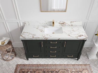 Aberdeen 60 in. W x 22 in. D Single Sink Bathroom Vanity - Willow Bath and Vanity