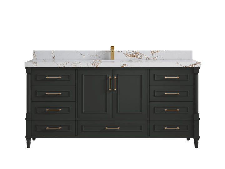 Aberdeen 72 in. W x 22 in. D Single Sink Bathroom Vanity - photo 25
