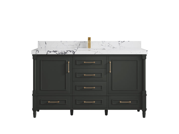 Aberdeen 60 in. W x 22 in. D Single Sink Bathroom Vanity - photo 41