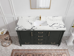 Aberdeen 60 in. W x 22 in. D Single Sink Bathroom Vanity - photo 40