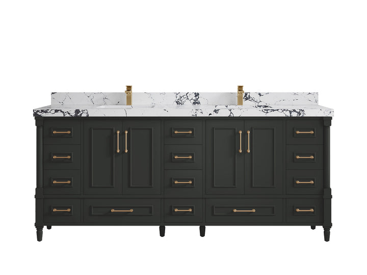 Aberdeen 80 in. W x 22 in. D Double Sink Bathroom Vanity - photo 43
