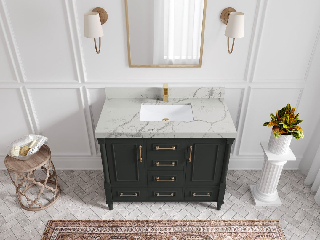 Aberdeen 42 in. W x 22 in. D Single Sink Bathroom Vanity
