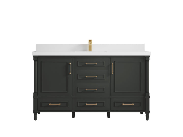 Aberdeen 60 in. W x 22 in. D Single Sink Bathroom Vanity - photo 45