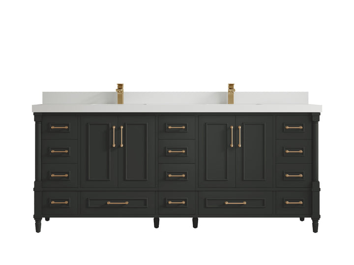 Aberdeen 80 in. W x 22 in. D Double Sink Bathroom Vanity - photo 47