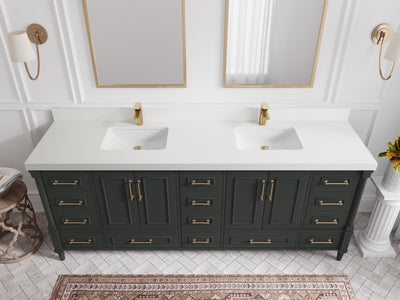 Aberdeen 84 in. W x 22 in. D Double Sink Bathroom Vanity