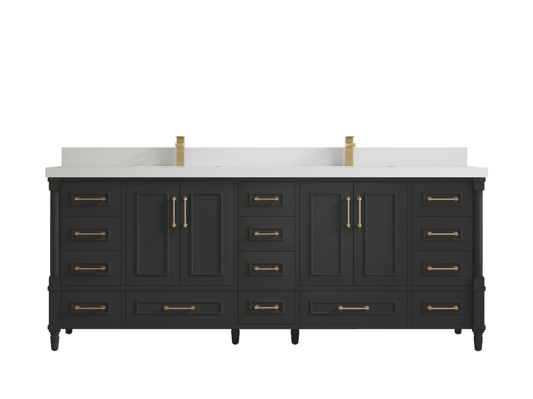 Aberdeen 84 in. W x 22 in. D Double Sink Bathroom Vanity