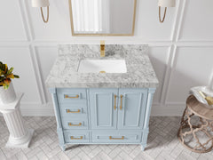 Aberdeen 36 in. W x 22 in. D Center Sink Bathroom vanity - photo 19