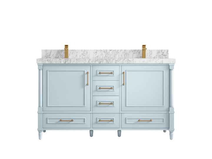 Aberdeen 60 in. W x 22 in. D Double Sink Bathroom Vanity - photo 21