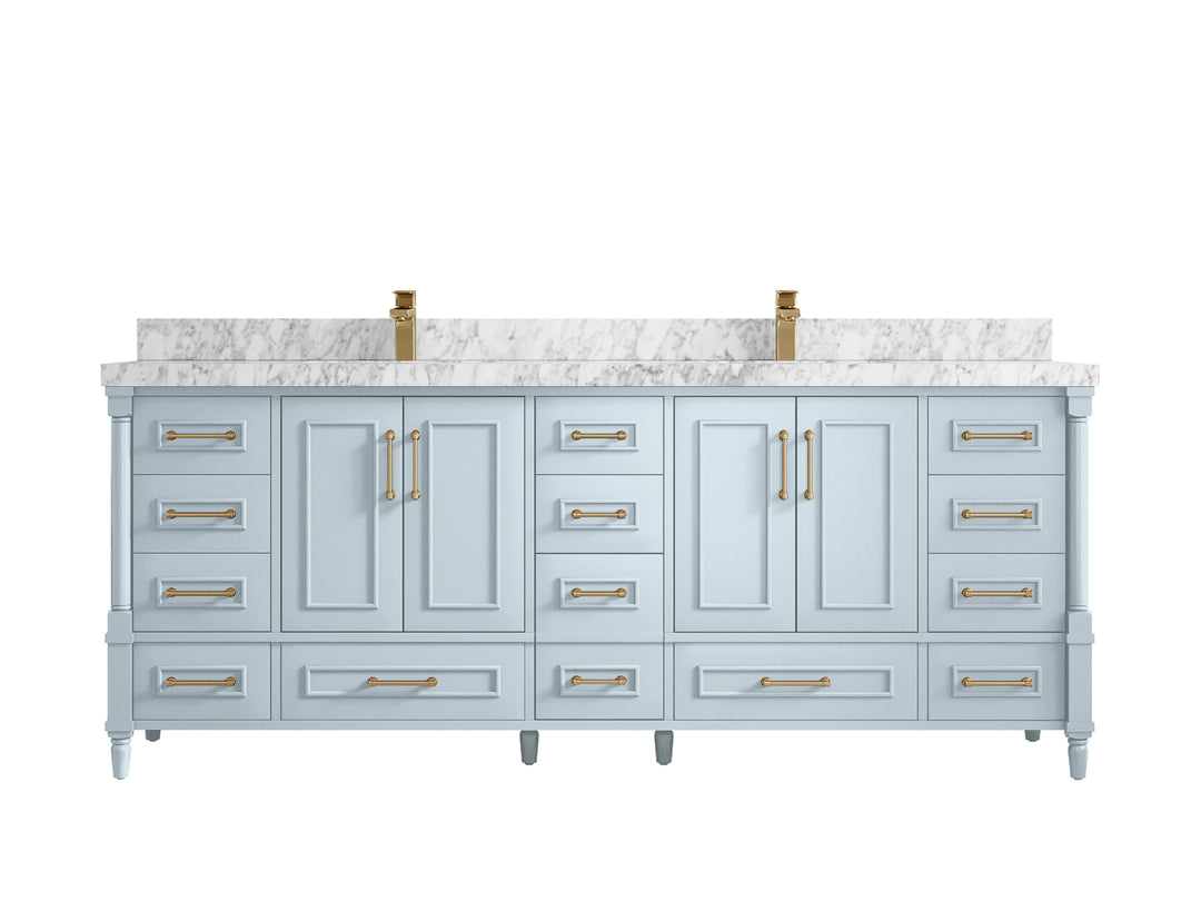 Aberdeen 84 in. W x 22 in. D Double Sink Bathroom Vanity