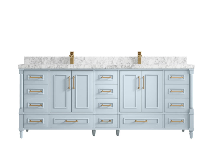 Aberdeen 84 in. W x 22 in. D Double Sink Bathroom Vanity - photo 21