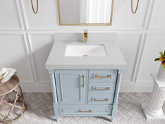 Aberdeen 30 in. W x 22 in. D Single Sink Bathroom Vanity - photo 19