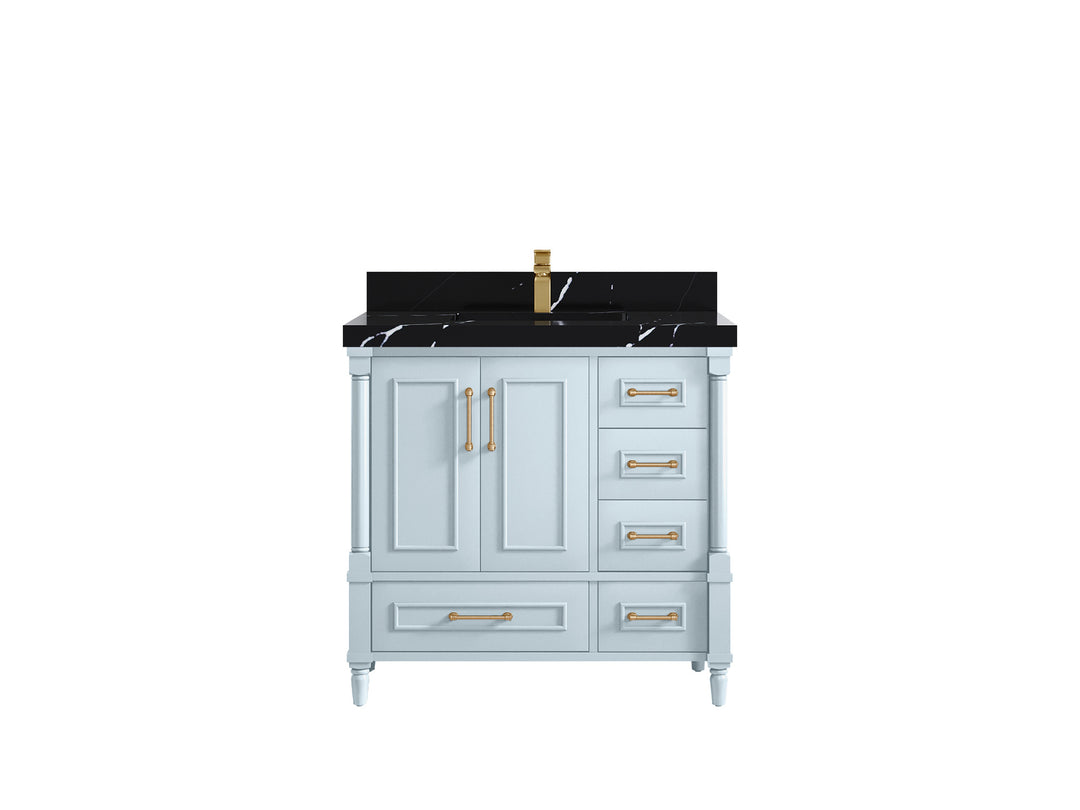 Aberdeen 36 in. W x 22 in. D Center Sink Bathroom Vanity