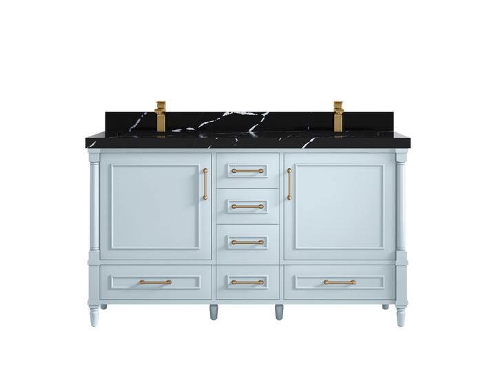 Aberdeen 60 in. W x 22 in. D Double Sink Bathroom Vanity - photo 9