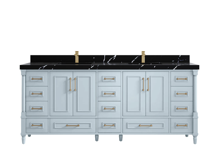 Aberdeen 80 in. W x 22 in. D Double Sink Bathroom Vanity - photo 9