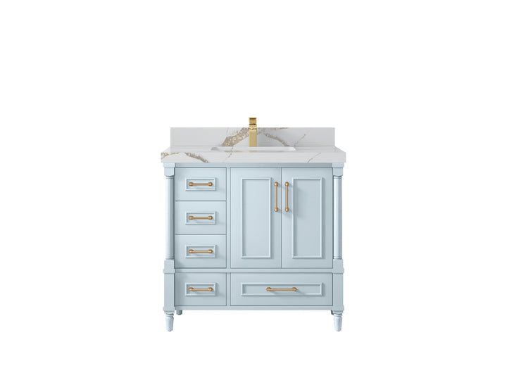 Aberdeen 36 in. W x 22 in. D Center Sink Bathroom vanity - photo 29