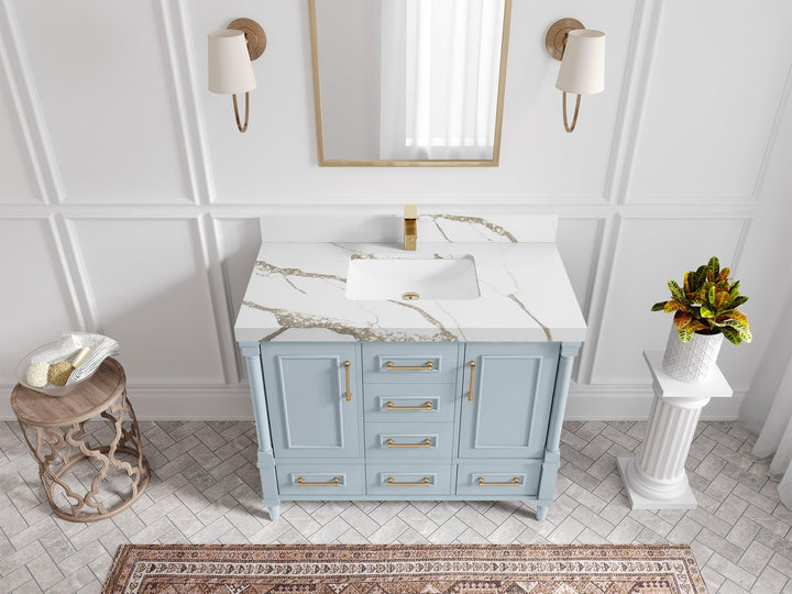 Aberdeen 42 in. W x 22 in. D Single Sink Bathroom Vanity - photo 14