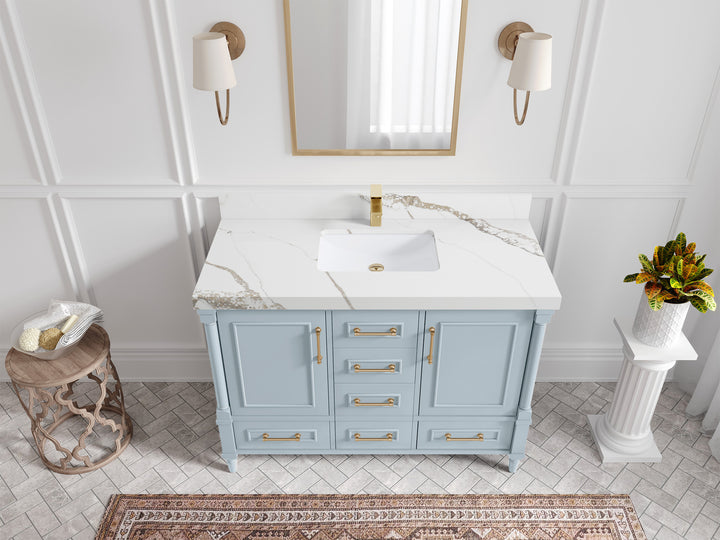 Aberdeen 48 in. W x 22 in. D Single Sink Bathroom Vanity - photo 10