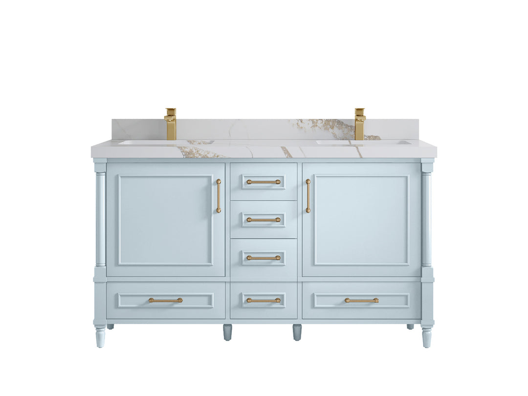 Aberdeen 60 in. W x 22 in. D Double Sink Bathroom Vanity