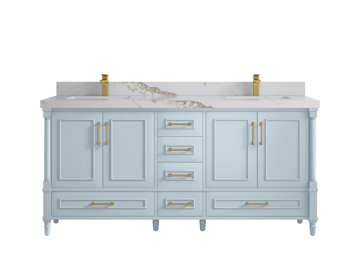 Aberdeen 72 in. W x 22 in. D Double Sink Bathroom Vanity - photo 11