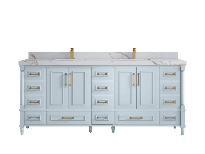 Aberdeen 80 in. W x 22 in. D Double Sink Bathroom Vanity - photo 11