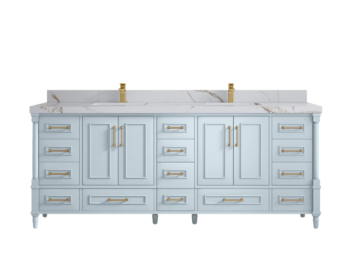 Aberdeen 84 in. W x 22 in. D Double Sink Bathroom Vanity - photo 11