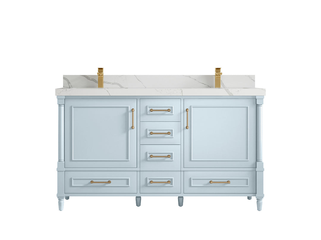 Aberdeen 60 in. W x 22 in. D Double Sink Bathroom Vanity