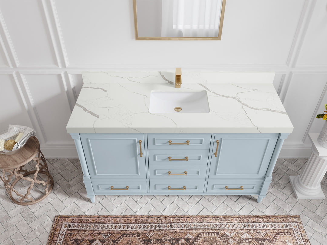 Aberdeen 60 in. W x 22 in. D Single Sink Bathroom Vanity
