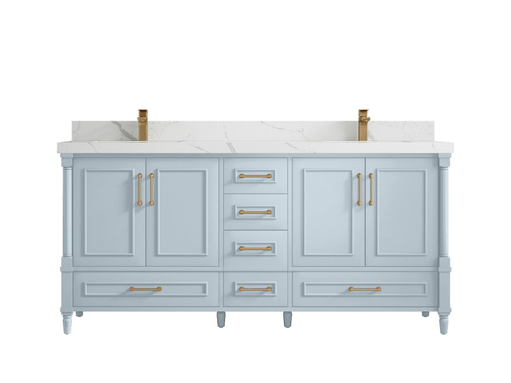 Aberdeen 72 in. W x 22 in. D Double Sink Bathroom Vanity - photo 13