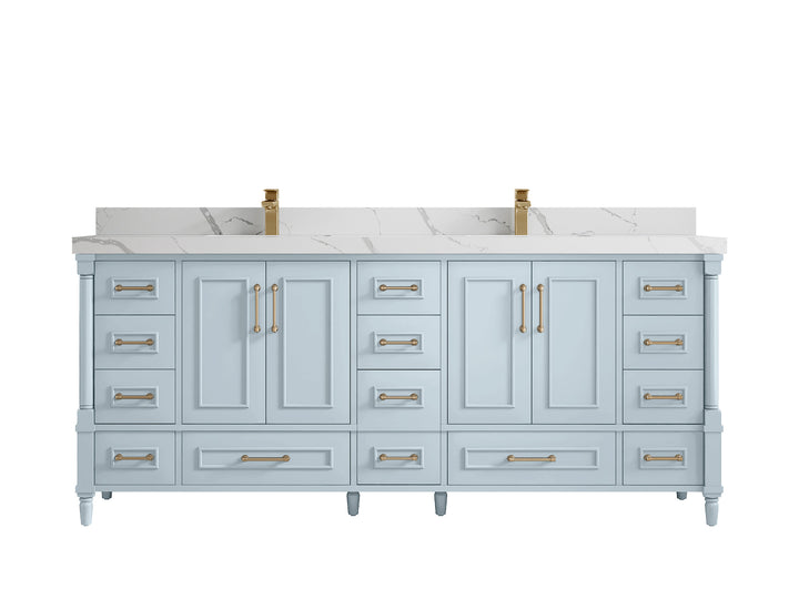 Aberdeen 80 in. W x 22 in. D Double Sink Bathroom Vanity - photo 13