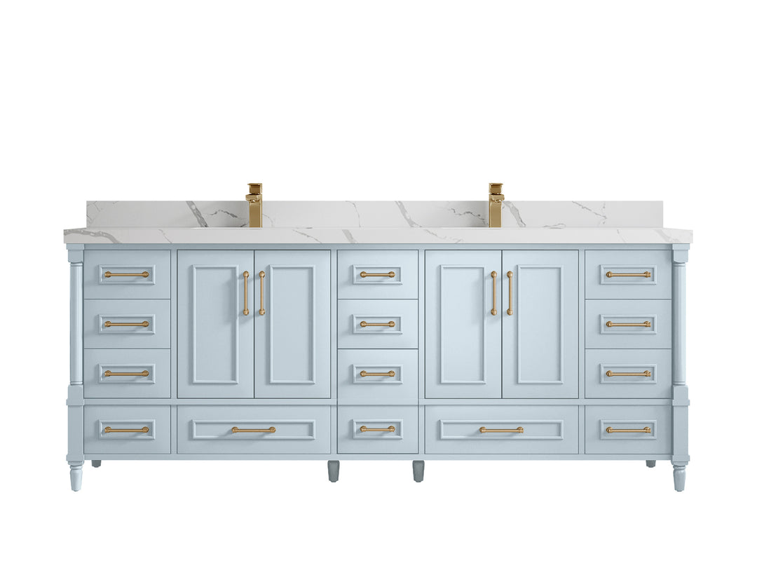Aberdeen 84 in. W x 22 in. D Double Sink Bathroom Vanity