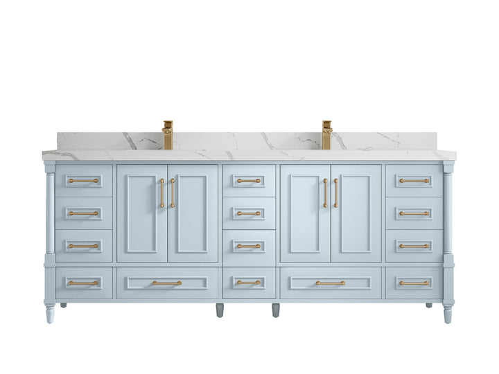 Aberdeen 84 in. W x 22 in. D Double Sink Bathroom Vanity - photo 13