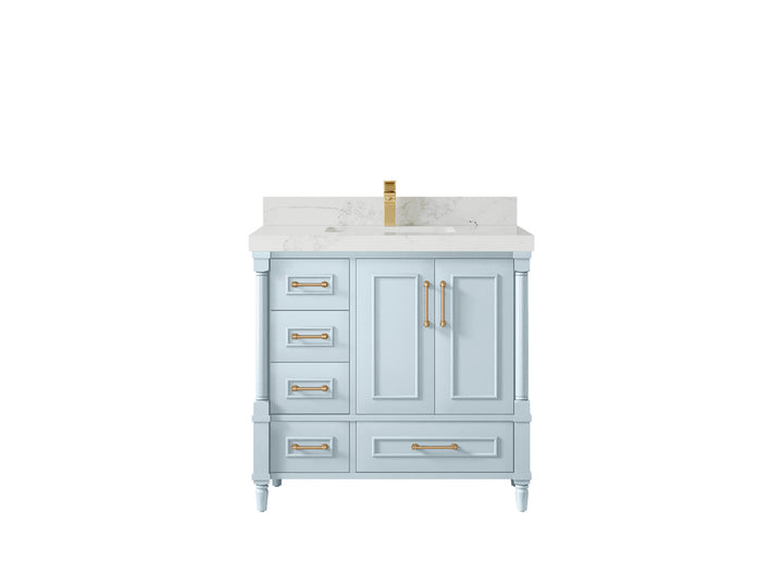 Aberdeen 36 in. W x 22 in. D Center Sink Bathroom vanity - photo 17