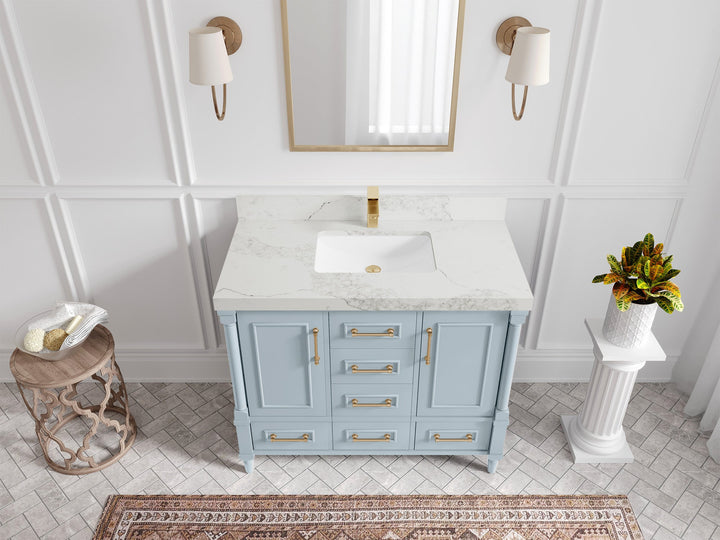 Aberdeen 42 in. W x 22 in. D Single Sink Bathroom Vanity - photo 18
