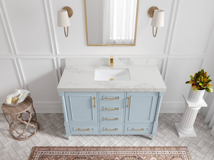 Aberdeen 48 in. W x 22 in. D Single Sink Bathroom Vanity - photo 14