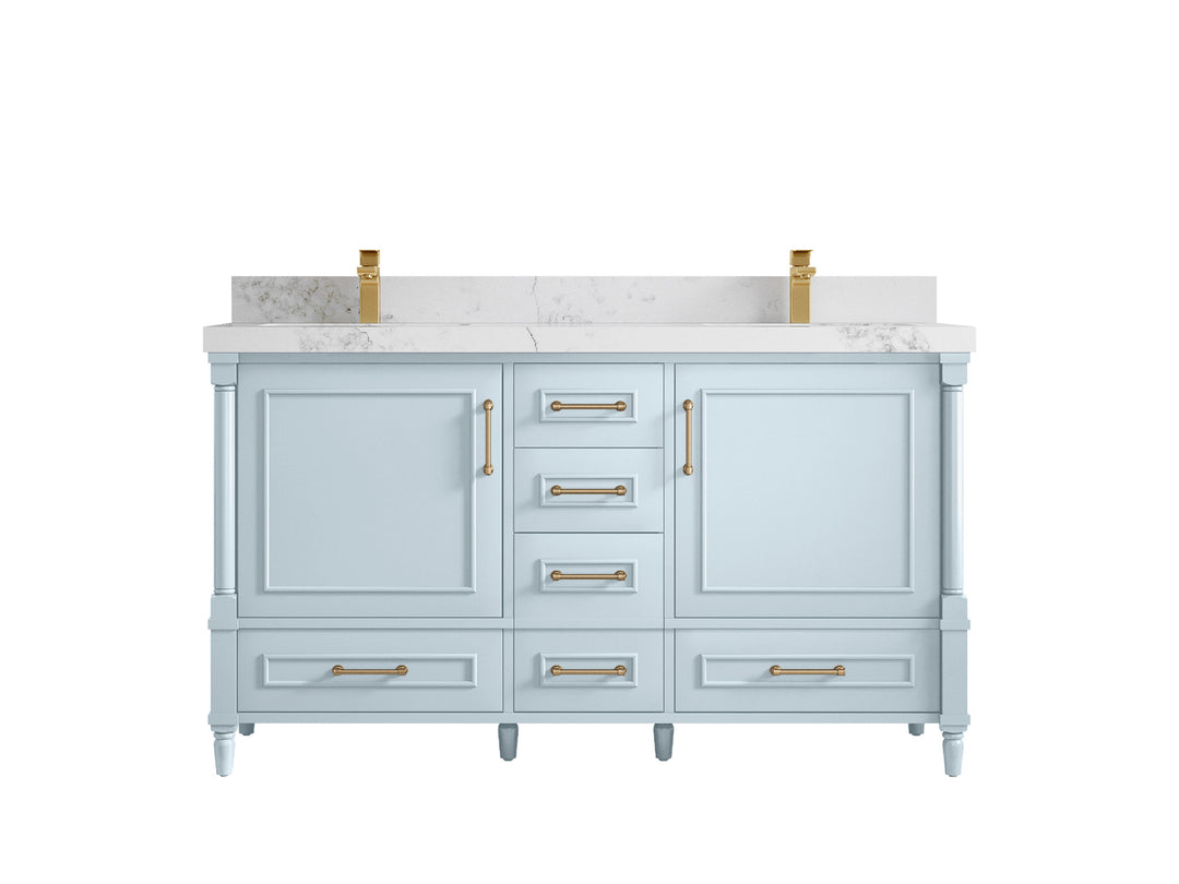 Aberdeen 60 in. W x 22 in. D Double Sink Bathroom Vanity