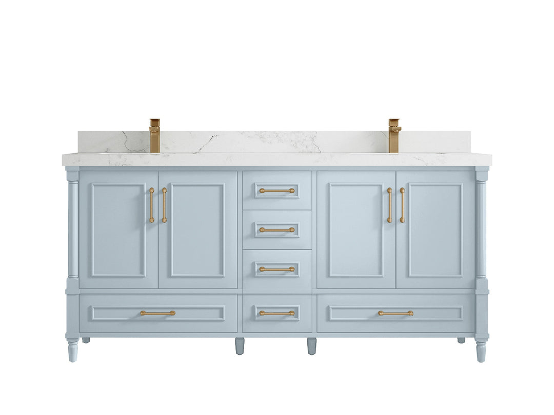 Aberdeen 72 in. W x 22 in. D Double Sink Bathroom Vanity