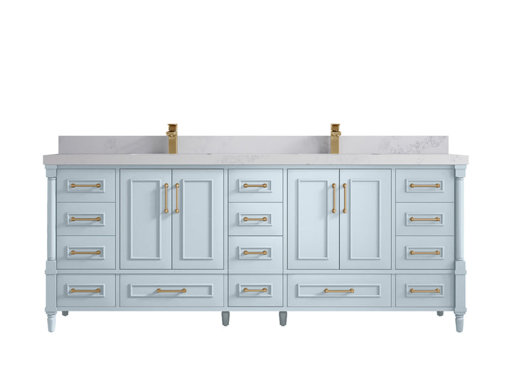 Aberdeen 84 in. W x 22 in. D Double Sink Bathroom Vanity - photo 15