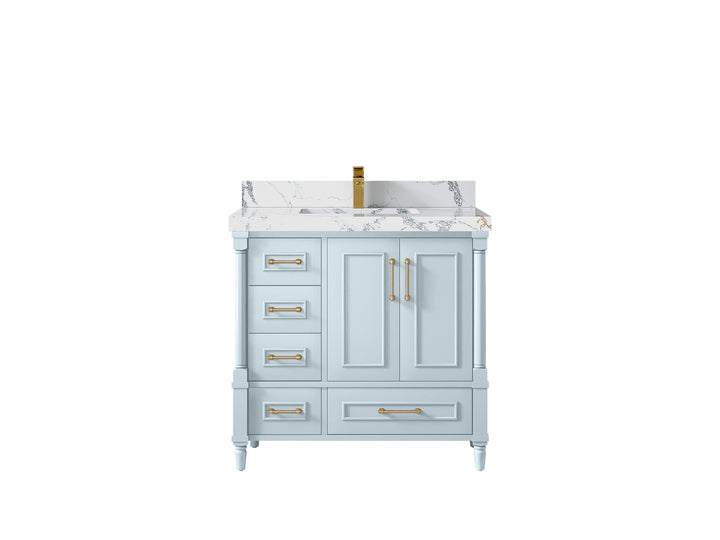 Aberdeen 36 in. W x 22 in. D Center Sink Bathroom vanity - photo 33