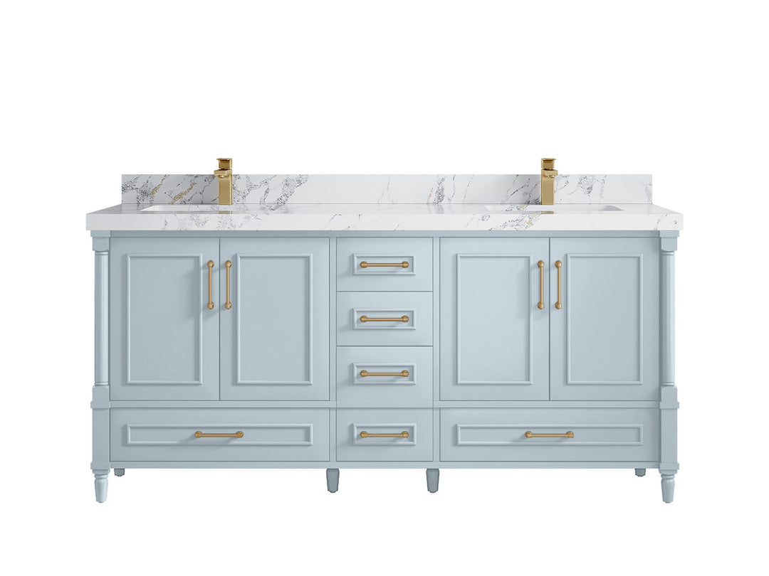 Aberdeen 72 in. W x 22 in. D Double Sink Bathroom Vanity